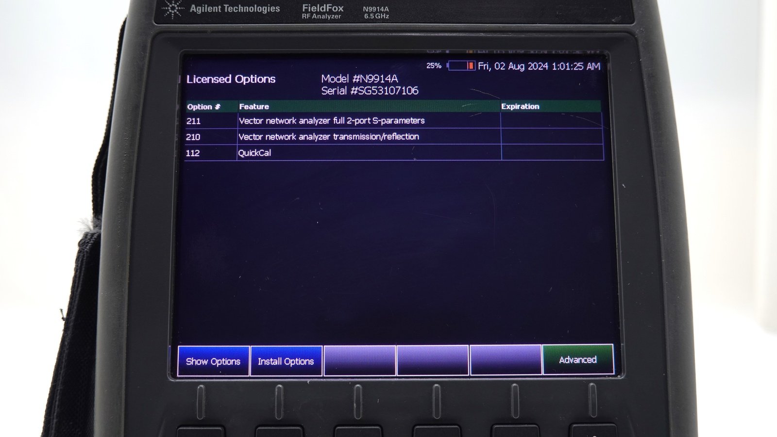 Keysight N9914A FieldFox Handheld RF Analyzer / 30 kHz to 6.5 GHz