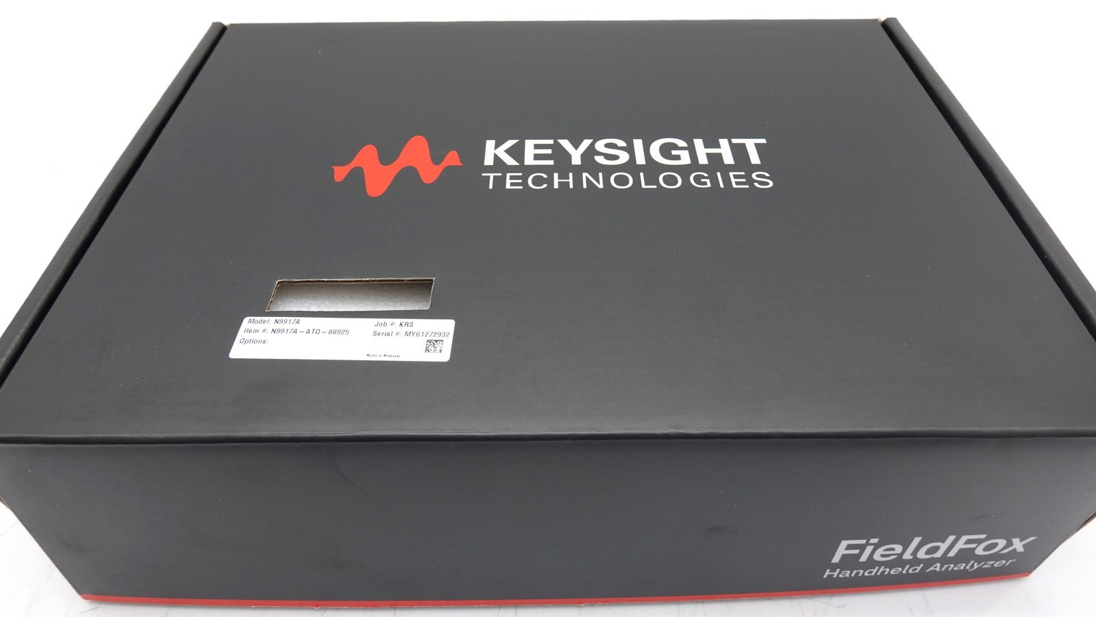 Keysight N9917A FieldFox Handheld Microwave Analyzer / 30 kHz to 18 GHz