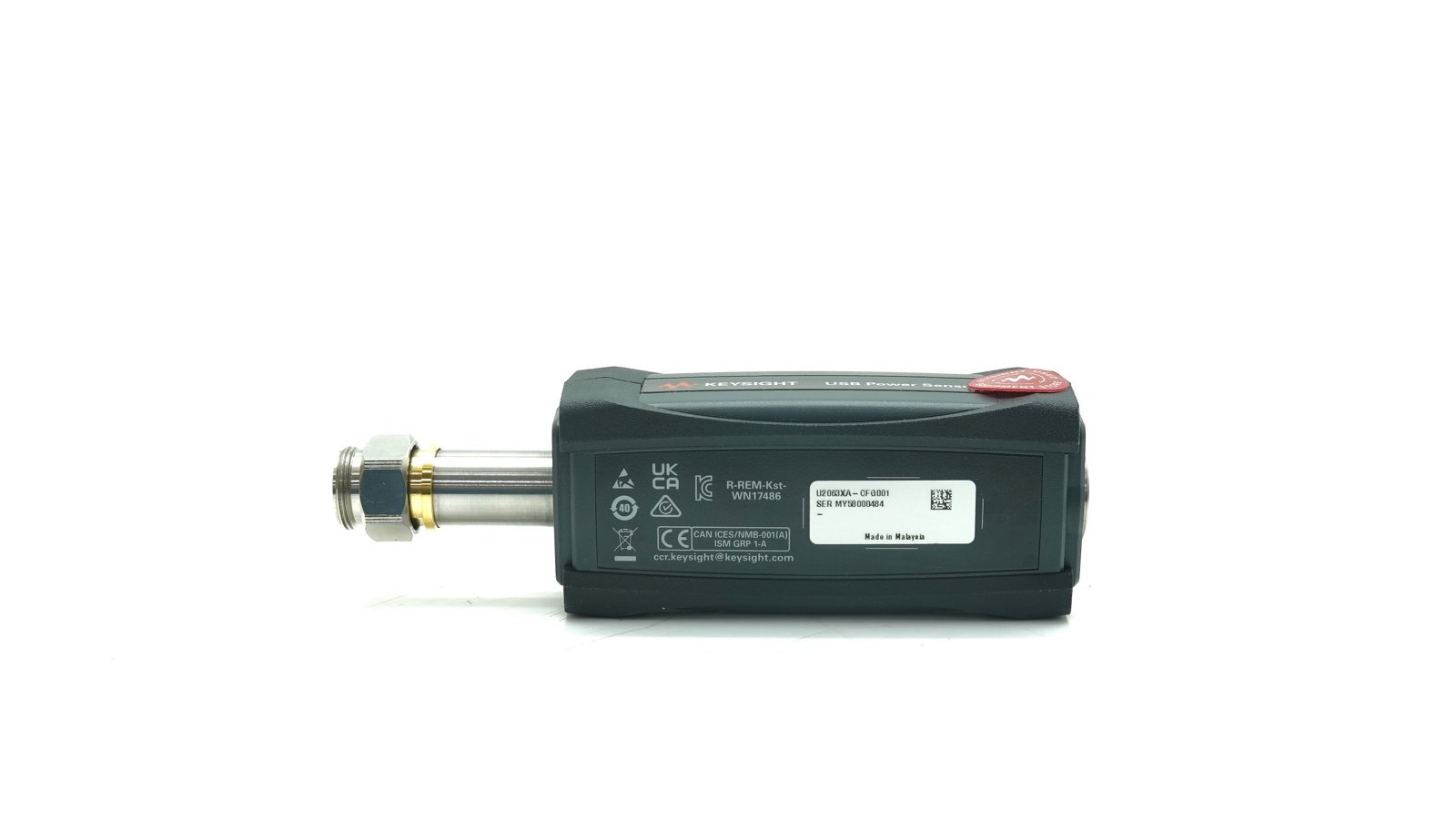 Keysight U2063XA USB Wide Dynamic Range Average & Peak Power Sensor / 10MHz to 33GHz